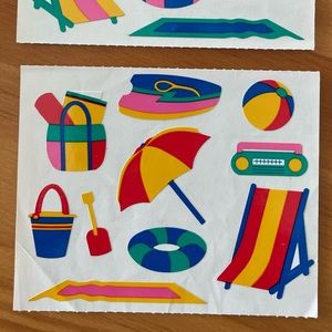 🎏 set of (2) MRS. GROSSMAN’S Beach Accessories   Stickers